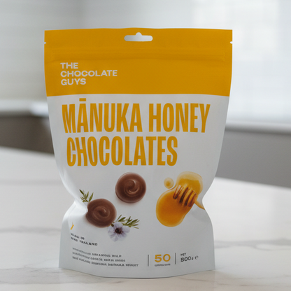 THE CHOCOLATE GUYS MANUKA HONEY CHOCOLATES 500G