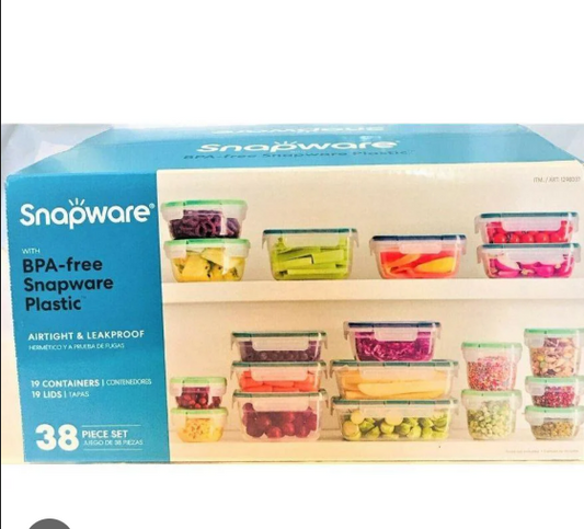 Snapware Plastic Food Storage Set 38 ct
