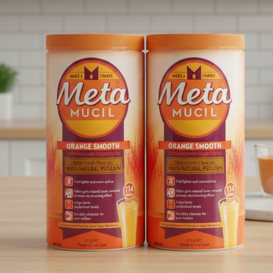 Metamucil Multihealth Fibre Orange 1.346kg (2 x 673g)