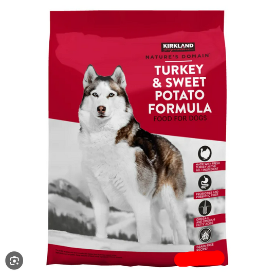 NATURE'S DOMAIN DOG FOOD TURKEY & Sweet Potato Formula 15.87 KG