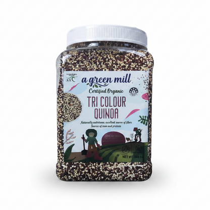 a green mill Certified Organic Tri Colour Quinoa 1.8 KG