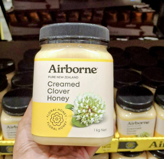 Airborne Creamed Clover Honey 1kg