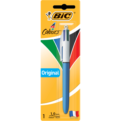 Bic 4 Colour Medium Ballpoint Pen 1pk