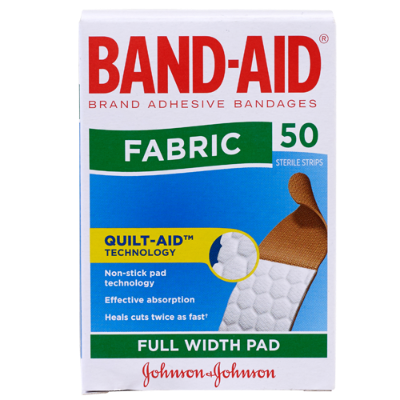 Band-Aid Fabric Flexible Sterile Strips 50pk