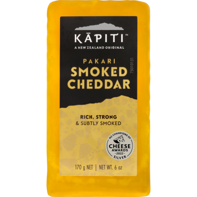 Kapiti Pakari Smoked Cheddar Cheese 170g