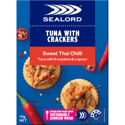 Sealord Sweet Thai Chilli Tuna With Crackers 113g