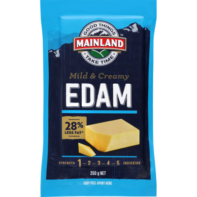 Mainland Mild & Creamy Edam Cheese 250g