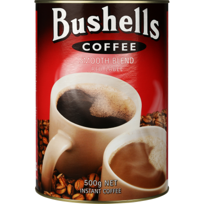 Bushells Smooth Blend Instant Coffee 500g