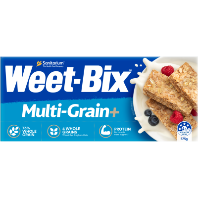 Sanitarium Weet-Bix Multi-Grain+ Breakfast Cereal 575g