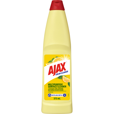Ajax Lemon Cream Cleanser 375ml