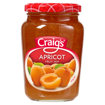 Craig's Apricot Fruit Jam 375g