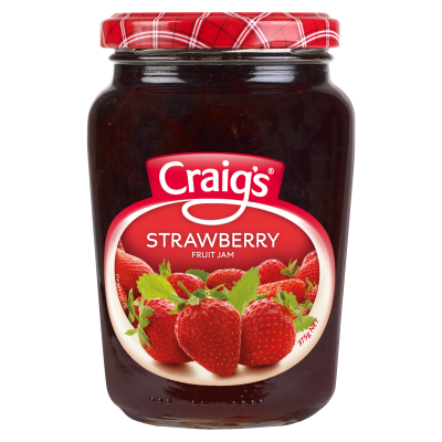 Craig's Strawberry Fruit Jam 375g