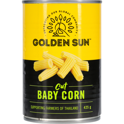 Golden Sun Cut Baby Corn 425g