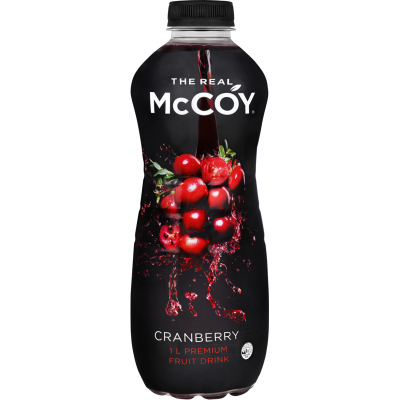 McCoy Cranberry Premium Fruit Juice 1000ml