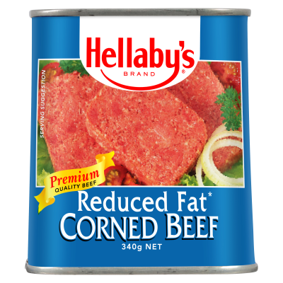 Hellaby Reduced Fat Corned Beef 340g