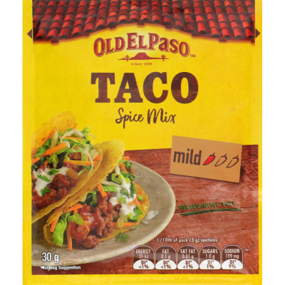 Old El Paso Taco Spice Mix 30g