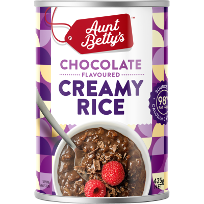 Aunt Betty's Chocolate Flavoured Creamy Rice 425g