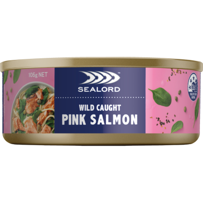 Sealord Wild Caught Pink Salmon 105g