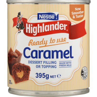 Nestle Highlander Caramel Condensed Milk 395g