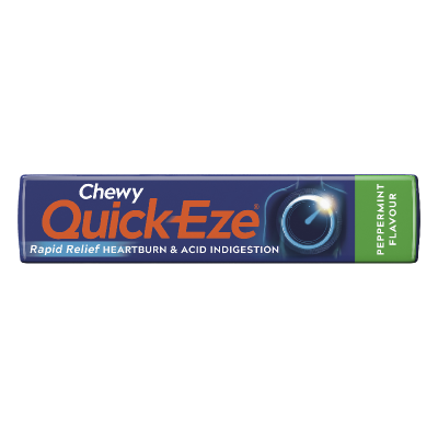 Quick-Eze Peppermint Flavour Chewable Antacid Tablets 40g