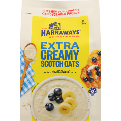 Harraways Extra Creamy Scotch Oats 800g