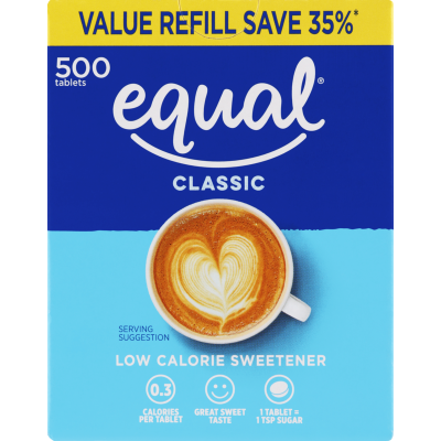 Equal Classic Low Calorie Sweetener Tablets 500pk