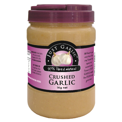 Just Foods Crushed Garlic 1kg