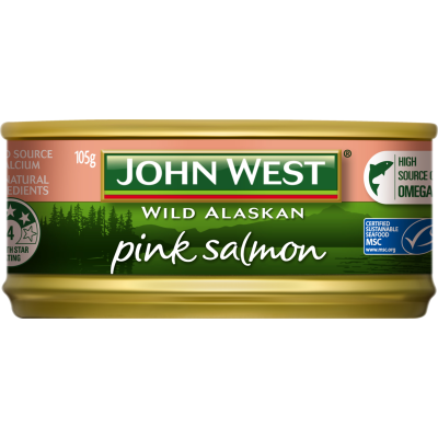 John West Wild Canadian Pink Salmon 105g