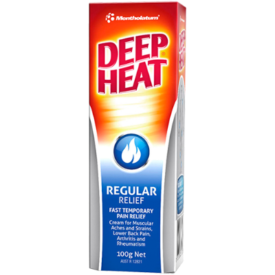 Mentholatum Deep Heat Regular Relief Cream 100g