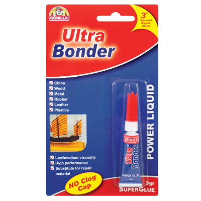 Gorilla Ultra Bonder Fix-It Super Glue 3g