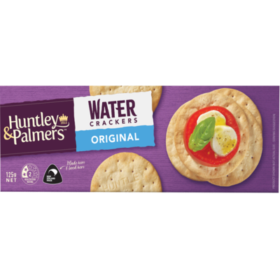 Huntley & Palmers Original Water Crackers 125g