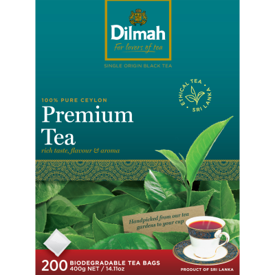 Dilmah Premium Biodegradable Tea Bags 200pk