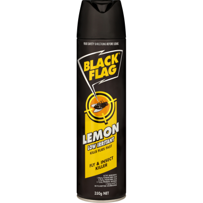 Black Flag Low Irritant Lemon Fly & Insect Killer 350g