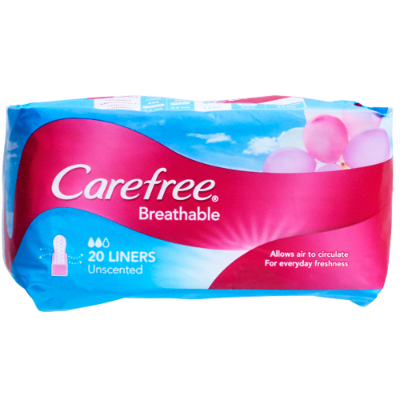 Carefree Breathable Liners 20pk