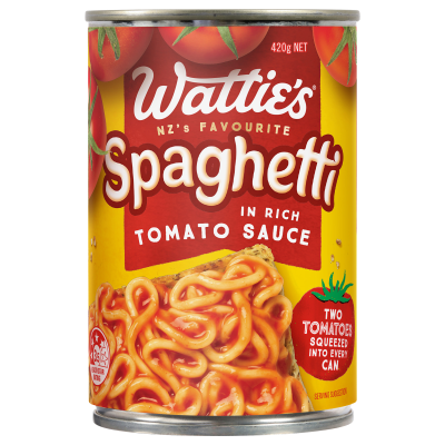 Wattie's Spaghetti In Tomato Sauce 420g