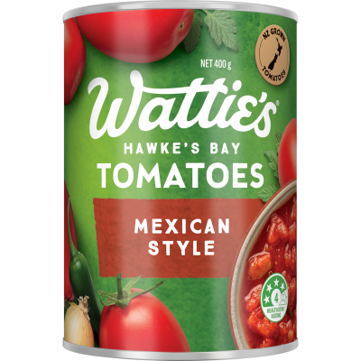 Wattie's Mexican Style Tomatoes 400g