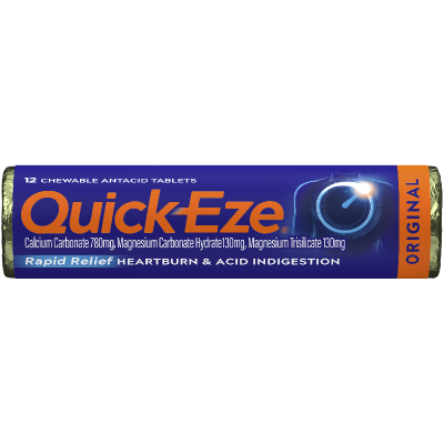 Quick-Eze Original Chewable Antacid Tablets 29g