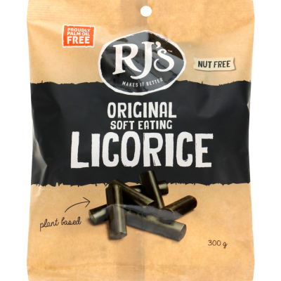 RJ's Original Soft Eating Licorice 300g