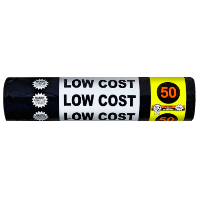 Big Black Sacks Low Cost Bulk Roll 60L 50pk