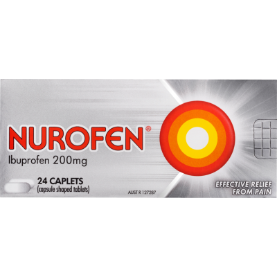 Nurofen Pain & Inflammation Relief Caplets 24pk