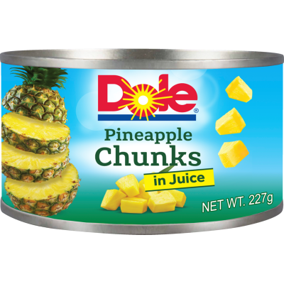 Dole Pineapple Chunks In Juice 227g