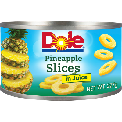 Dole Pineapple Slices In Its Own Juice 227g