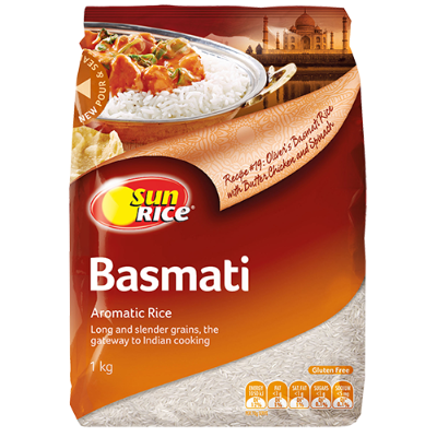 SunRice Basmati Aromatic Rice 1kg