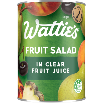 Wattie's Fruit Salad In Clear Fruit Juice 410g