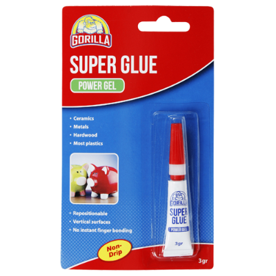 Gorilla Ultra Bonder Super Glue Gel 3g