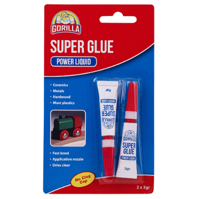 Gorilla Ultra Bonder Super Glue Twin Pack 2pk