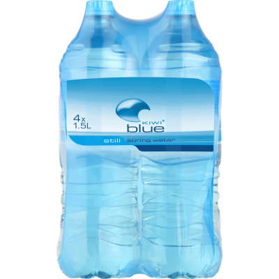 Kiwi Blue Still Spring Water 4 x 1.5l