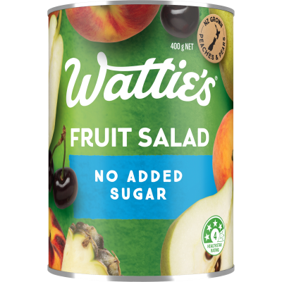 Wattie's Fruit Salad With No Added Sugar 400g