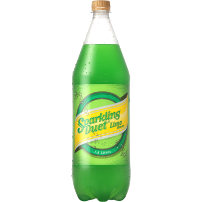 Schweppes Sparkling Duet Lime Soft Drink 1.5l