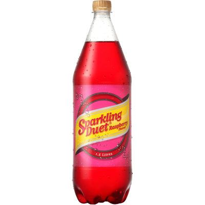 Schweppes Sparkling Duet Raspberry Soft Drink 1.5l